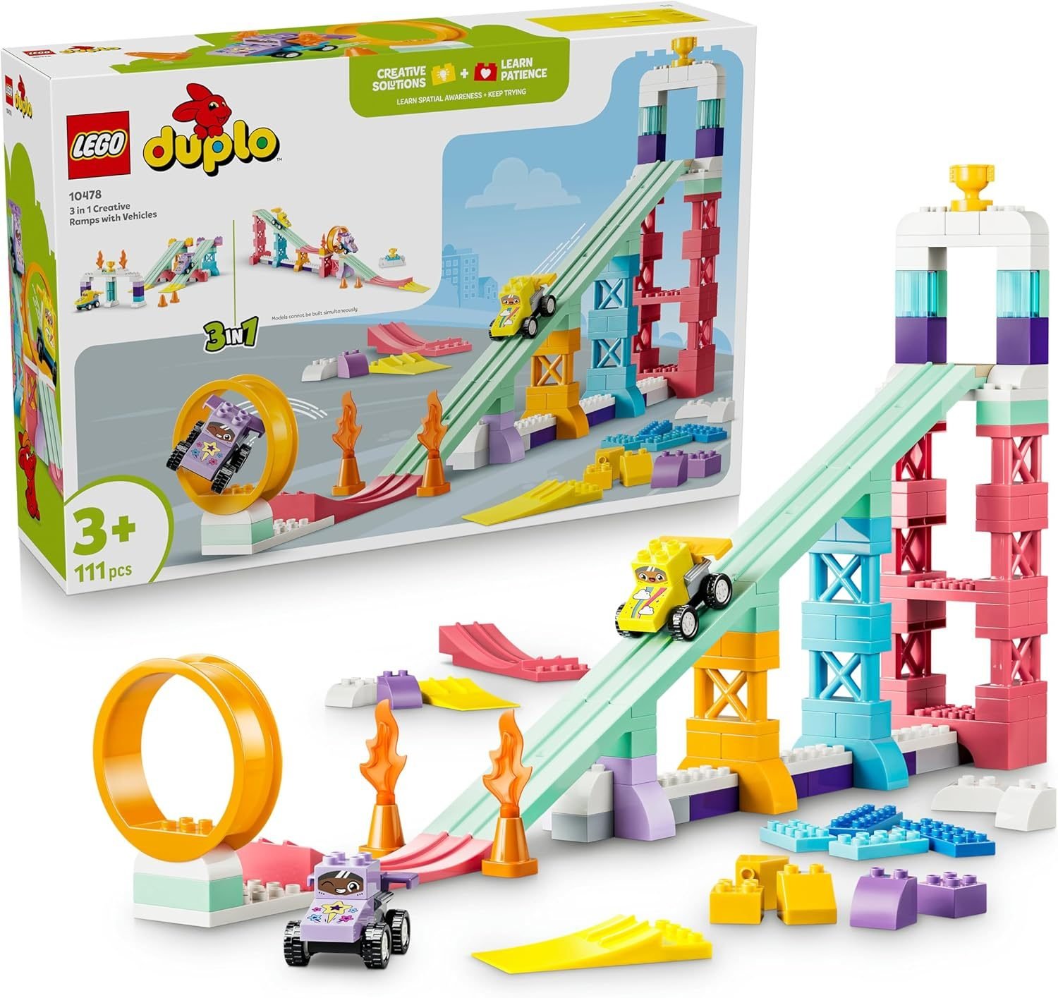 10478 creative ramps with vehicles duplo 1