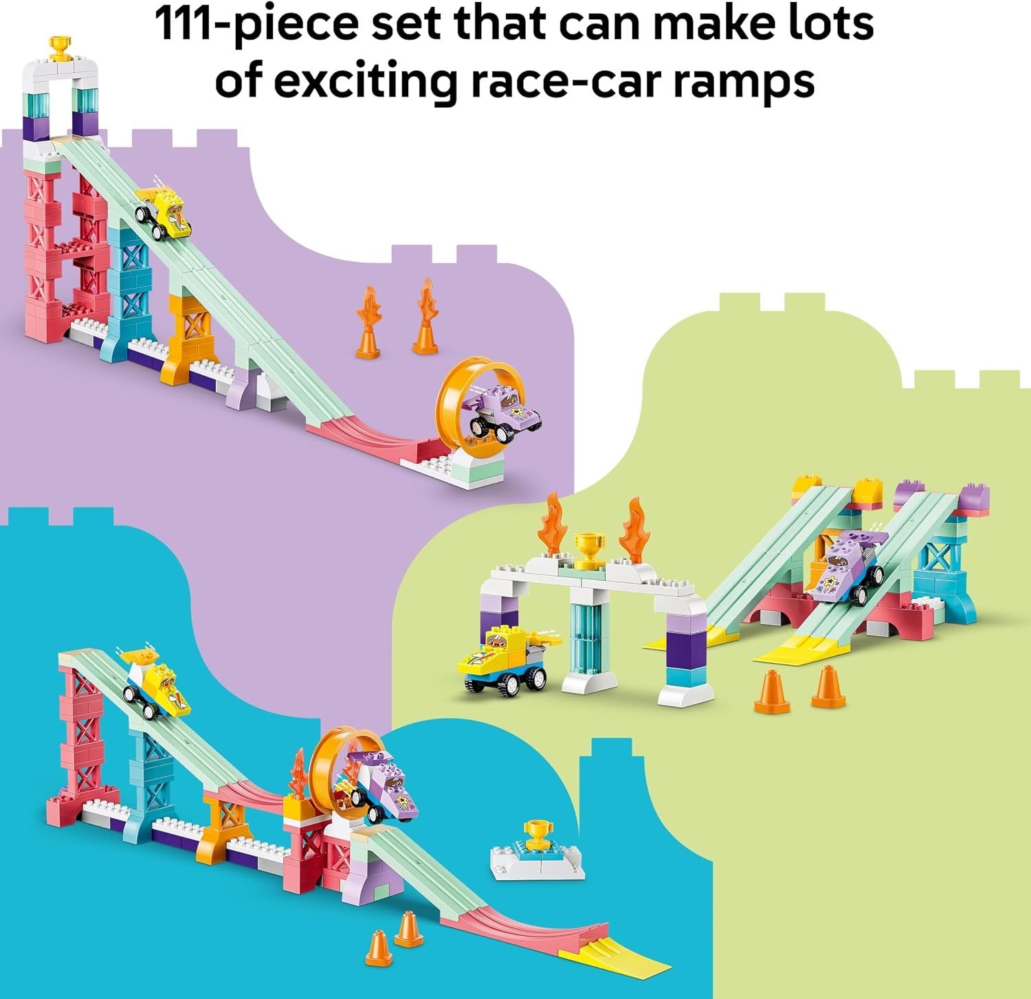 LEGO 10478 Duplo 3In1 Creative Ramps With Vehicles
