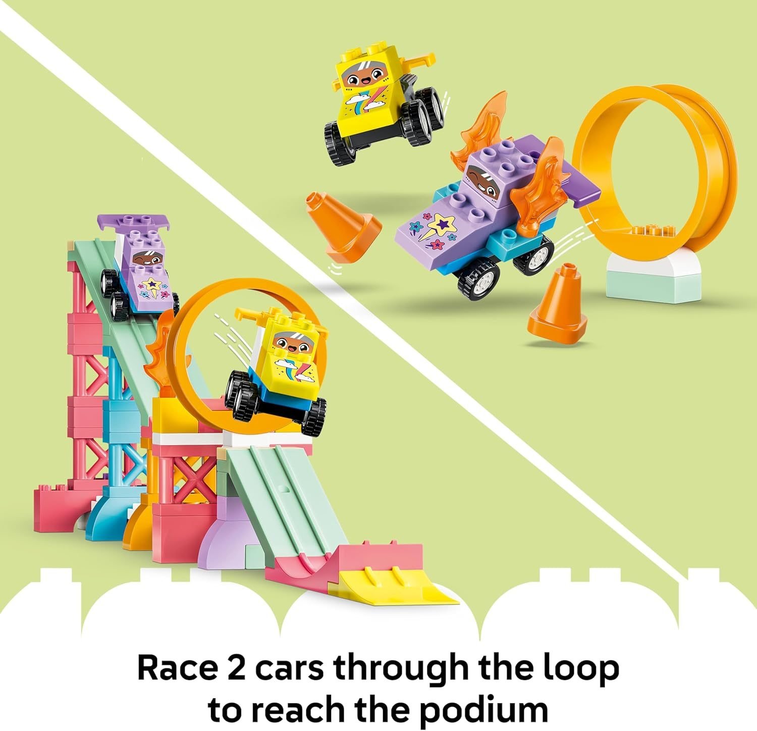 LEGO 10478 Duplo 3In1 Creative Ramps With Vehicles
