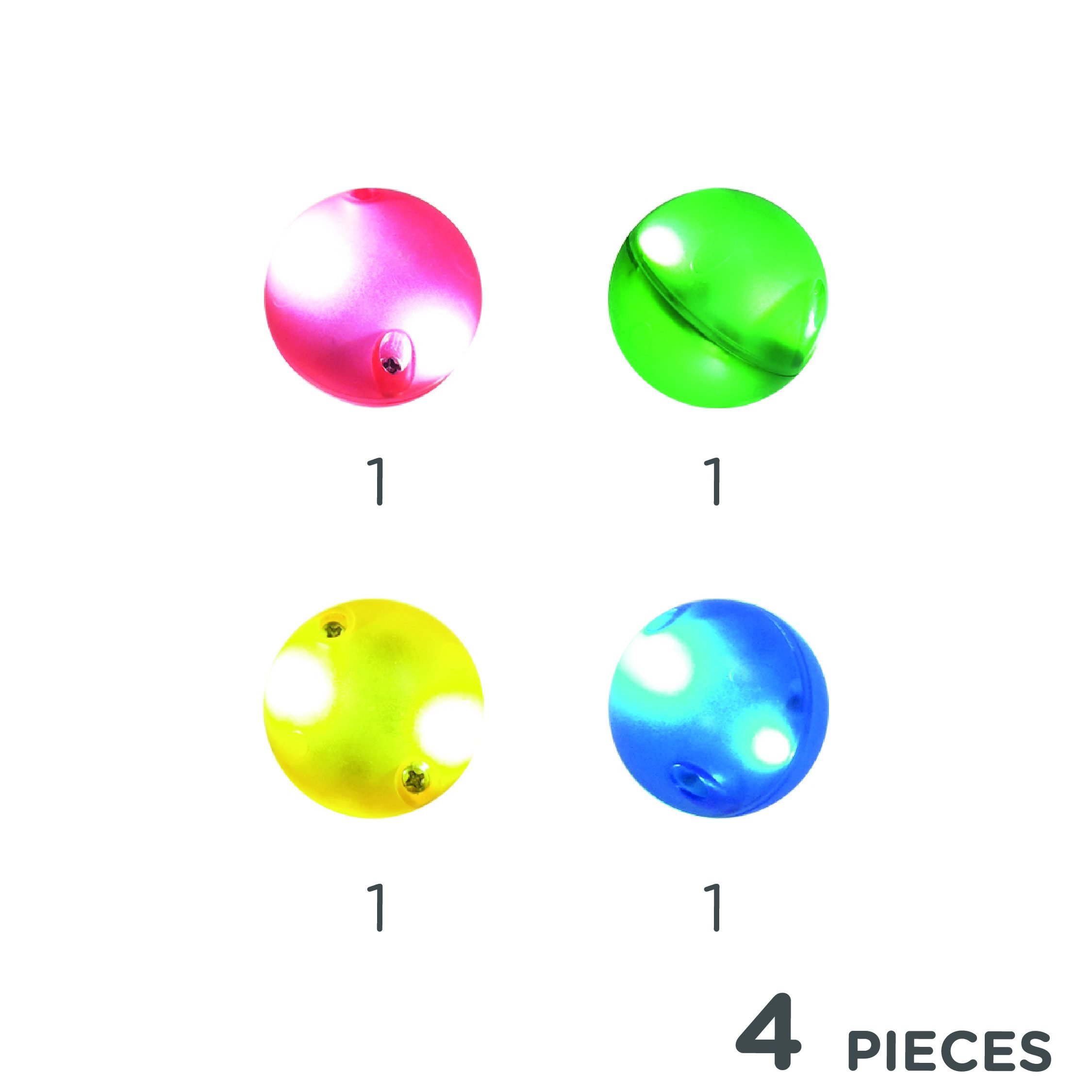 Balls Pack Dazzling Lights - 4 Pieces