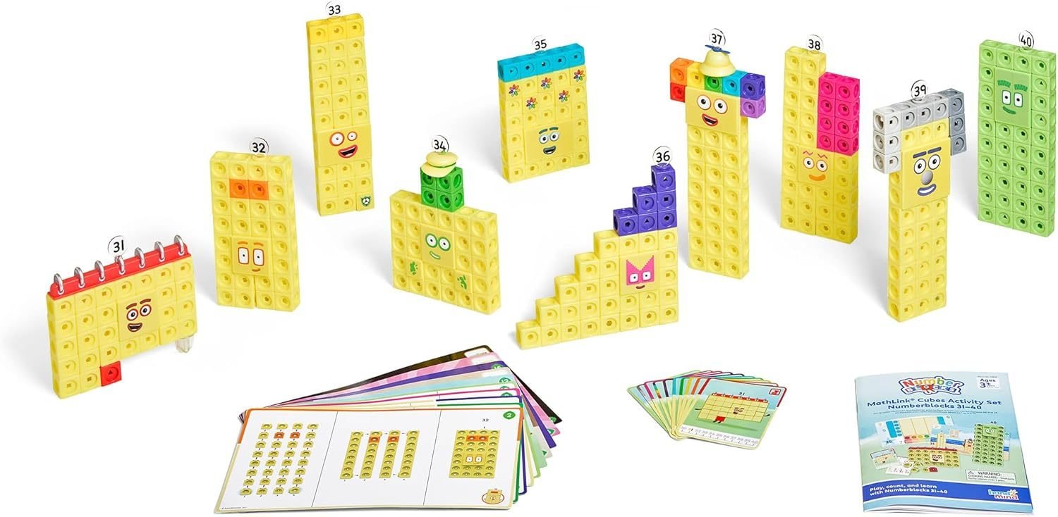 MathLink® Cubes Activity Set Numberblocks® 31–40