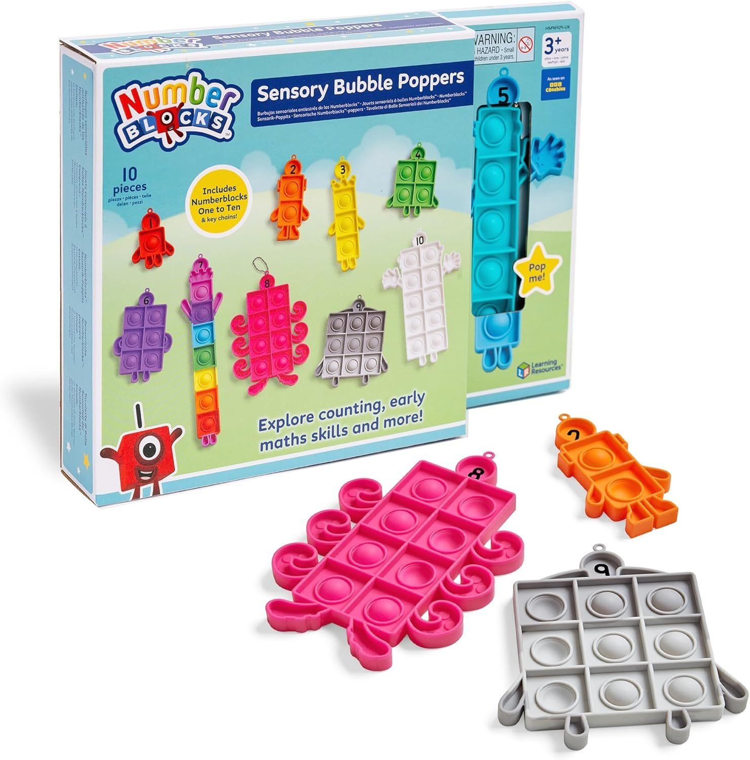 numberblocks sensory bubble poppers 1