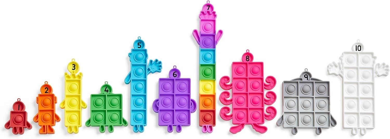 Numberblocks® Sensory Bubble Poppers